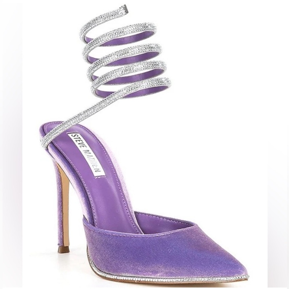 Steve Madden Purple Stiletto Heels - Picture 3 of 17